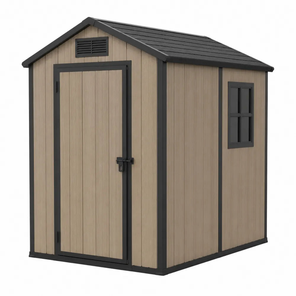 Domek ogrodowy plastikowy 185x152x226 cm